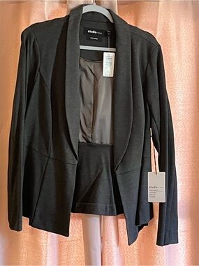 torrid Charcoal Gray Ponte Blazer